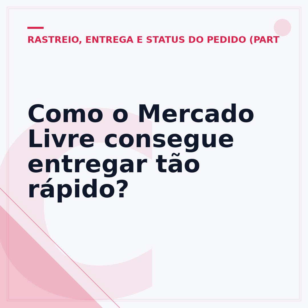 Como o Mercado Livre consegue entregar tão rápido?