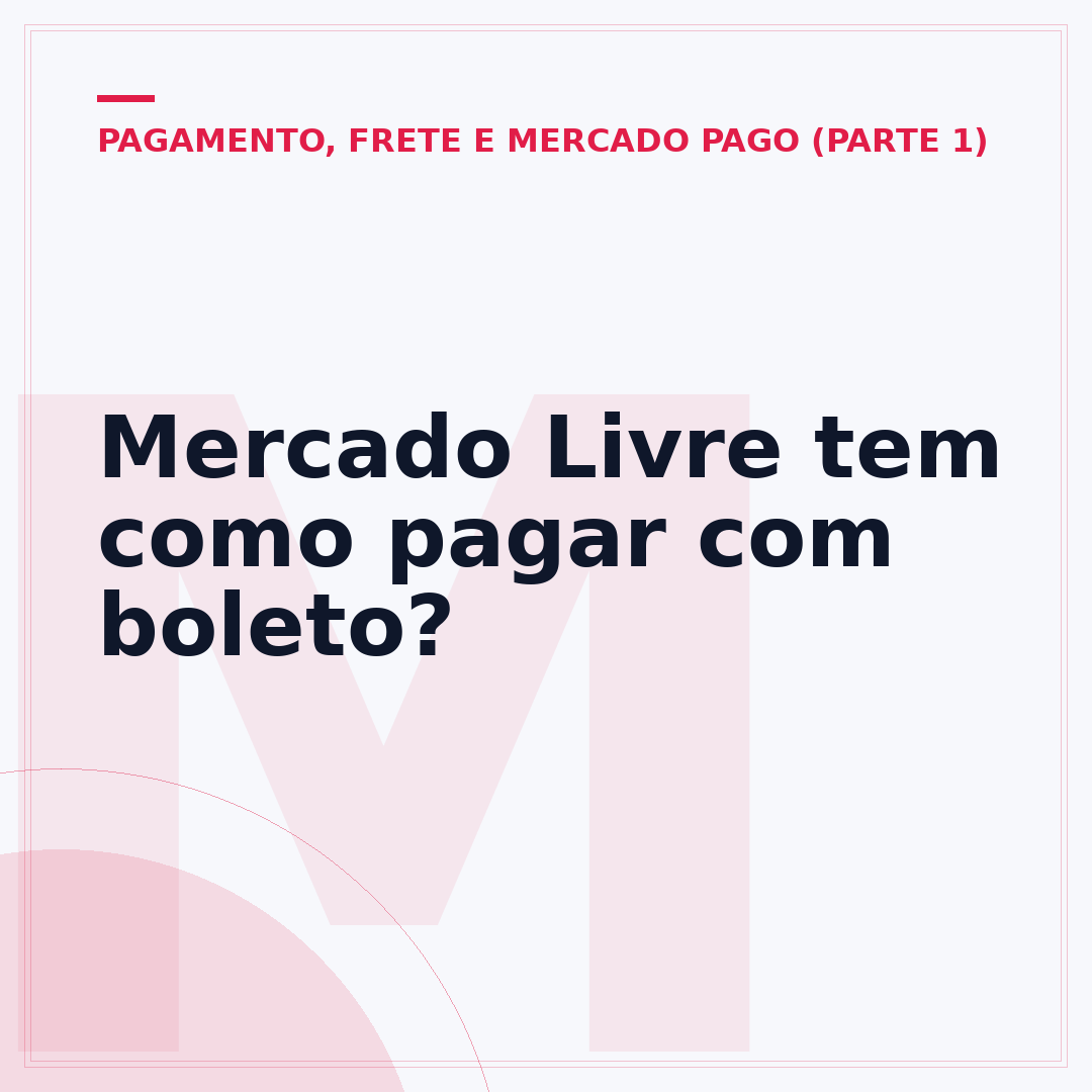 Mercado Livre tem como pagar com boleto?