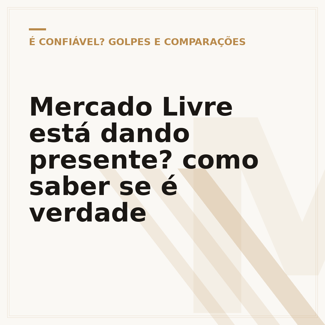Mercado Livre está dando presente? como saber se é verdade