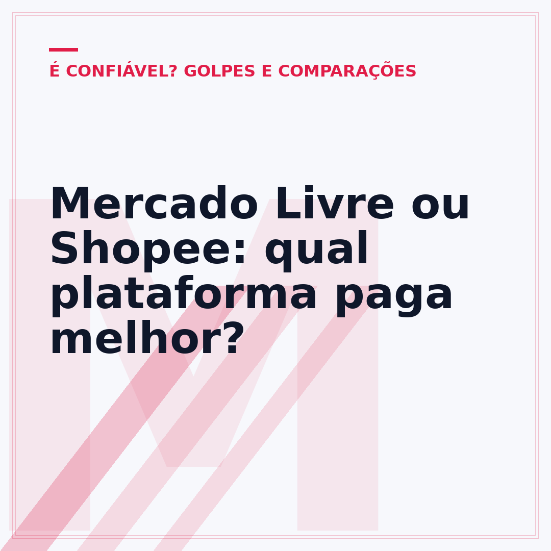 Mercado Livre ou Shopee: qual plataforma paga melhor?