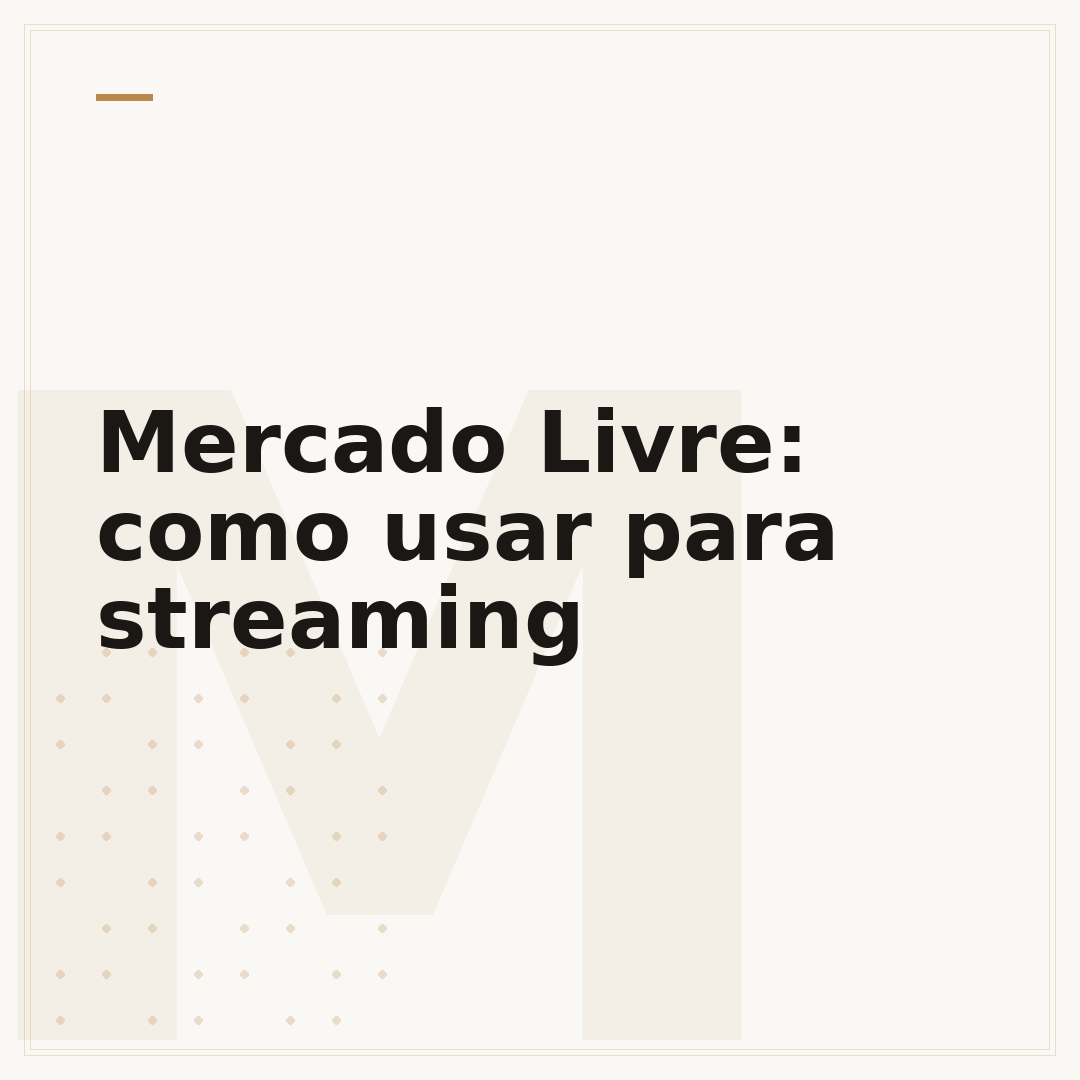 Mercado Livre: como usar para streaming