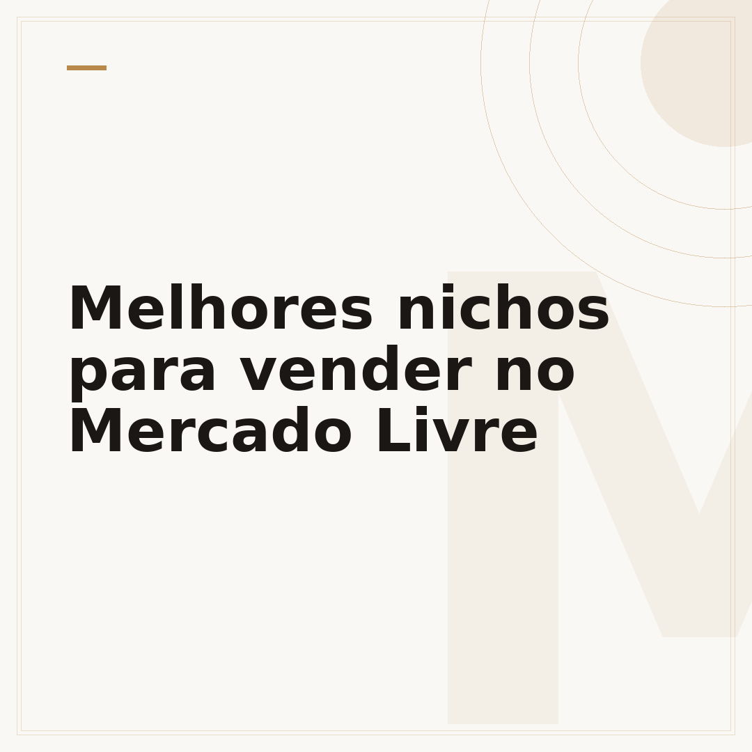 Melhores nichos para vender no Mercado Livre