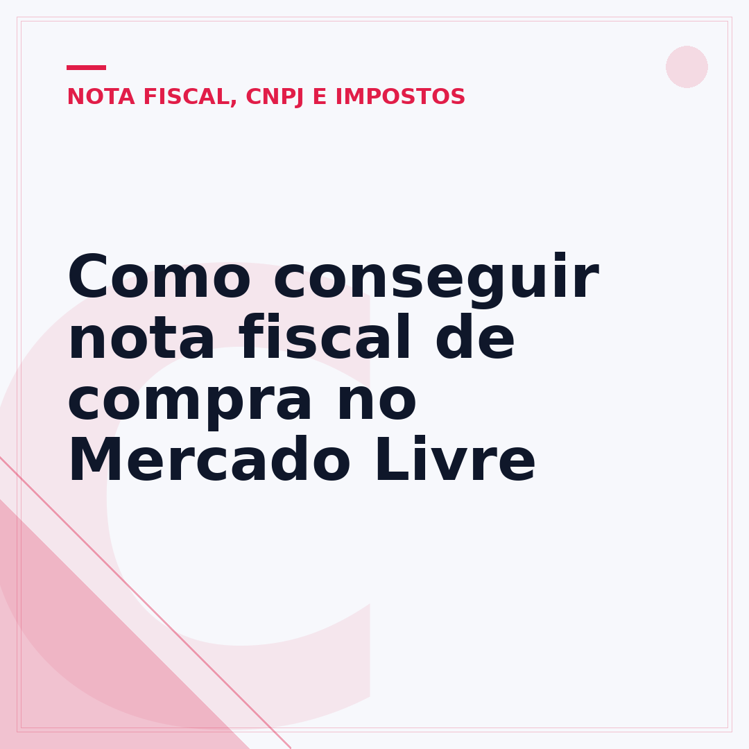 Como conseguir nota fiscal de compra no Mercado Livre