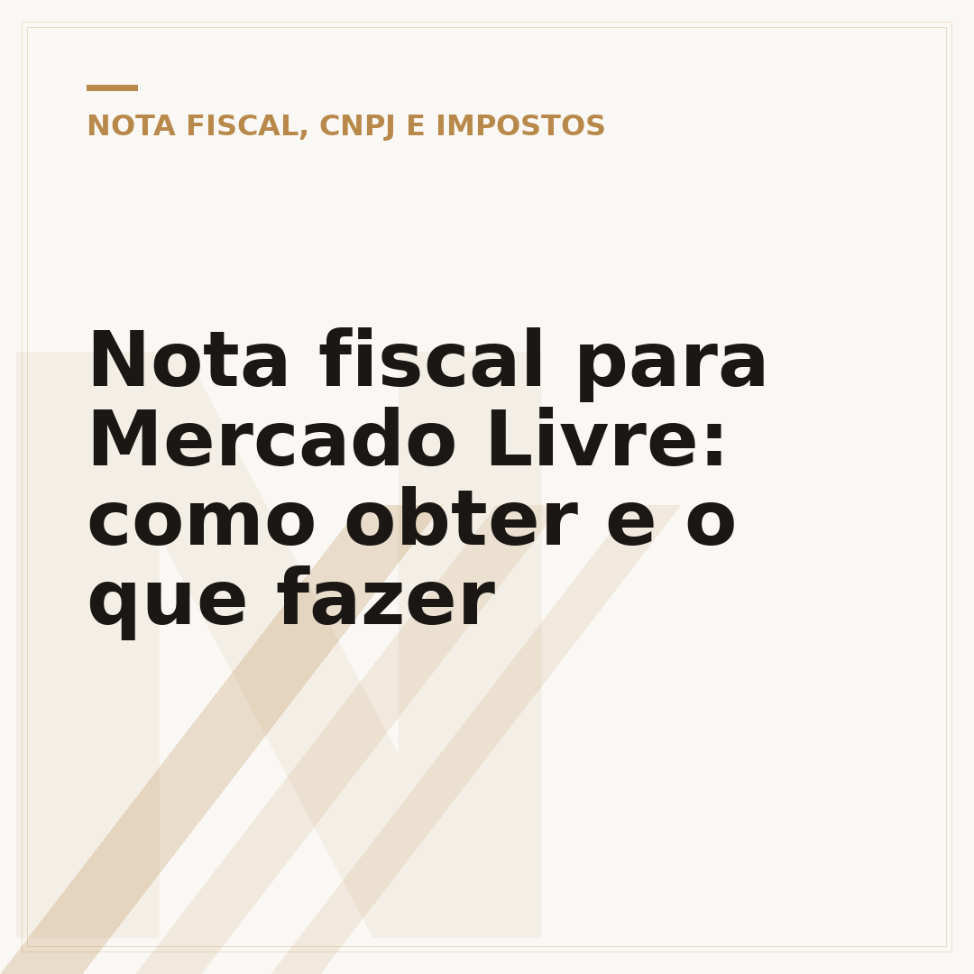 Nota fiscal para Mercado Livre: como obter e o que fazer