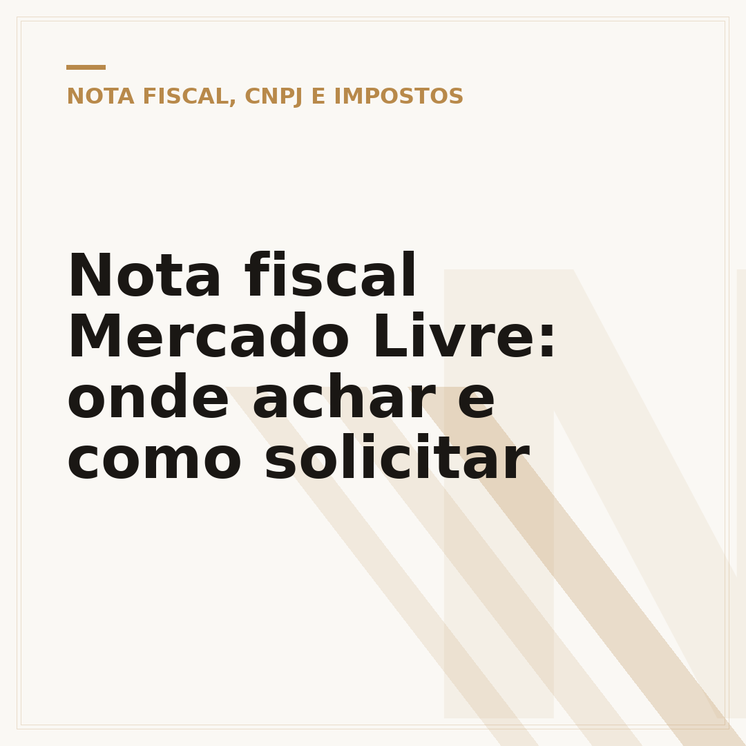 Nota fiscal Mercado Livre: onde achar e como solicitar