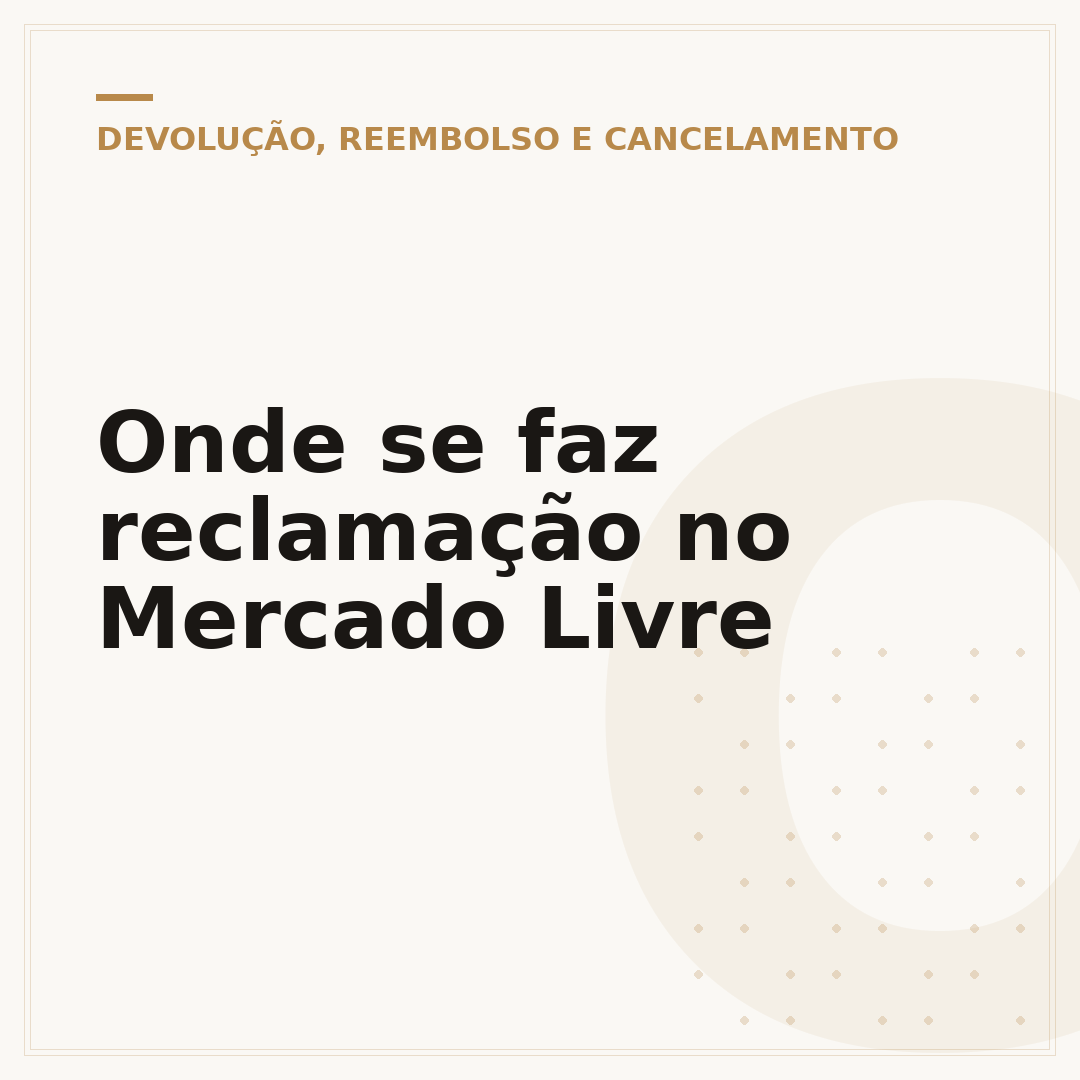 Onde se faz reclamação no Mercado Livre