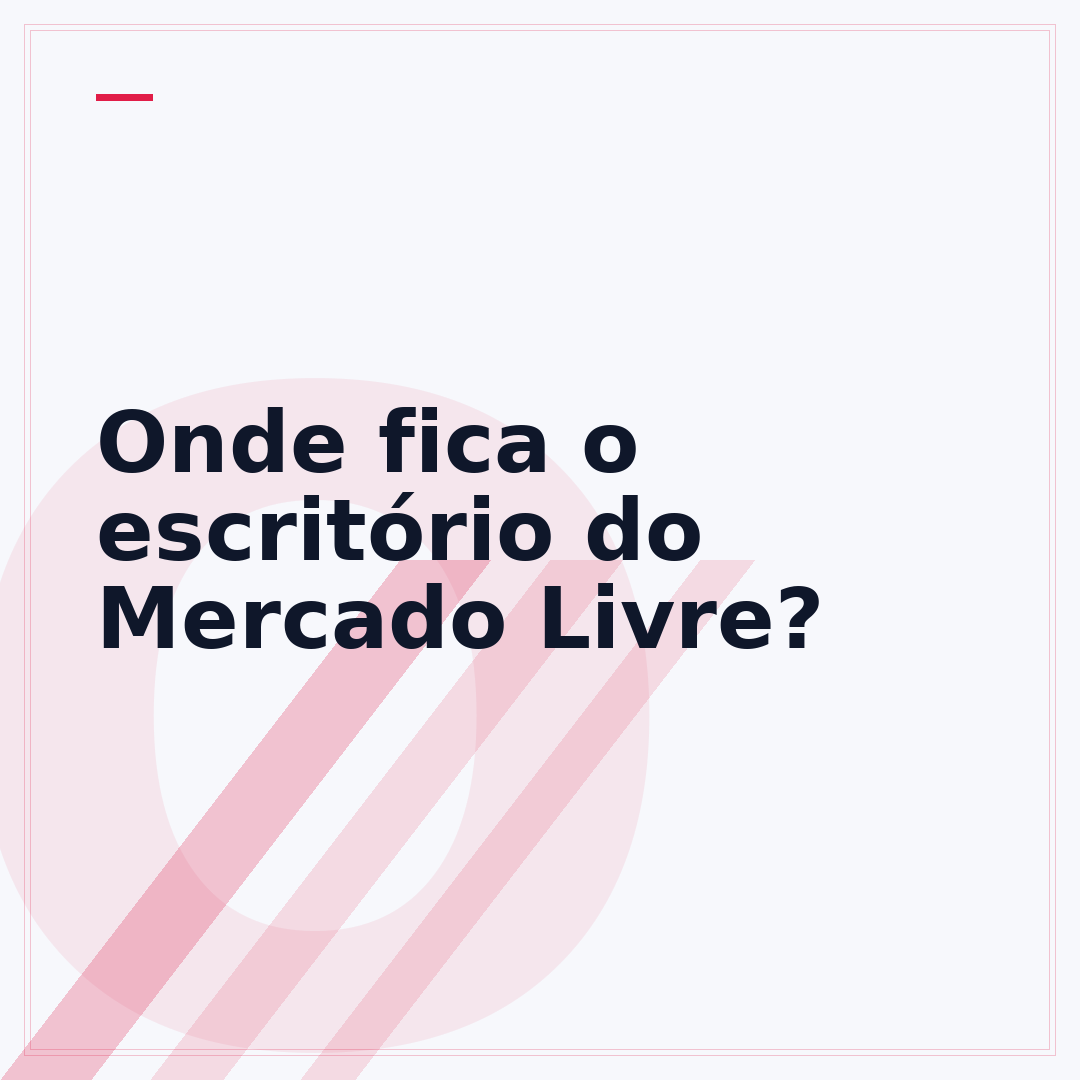 Onde fica o escritório do Mercado Livre?