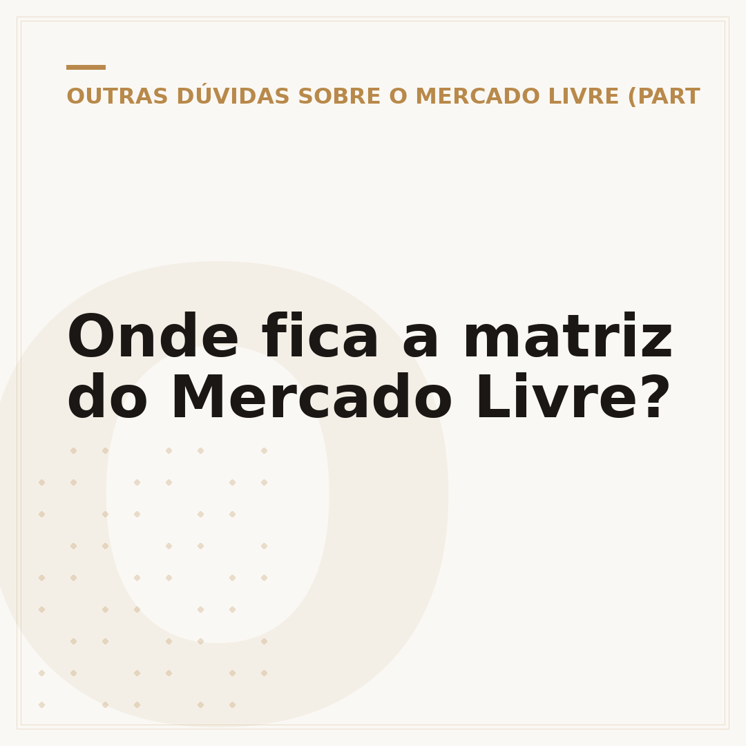 Onde fica a matriz do Mercado Livre?