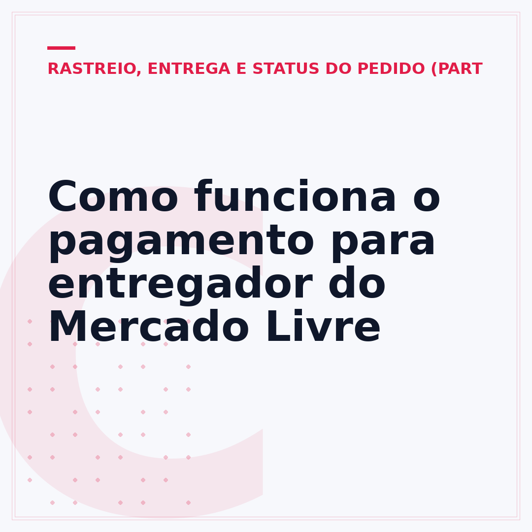 Como funciona o pagamento para entregador do Mercado Livre