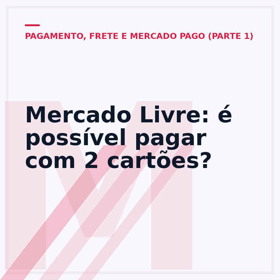 Mercado Livre: é possível pagar com 2 cartões?