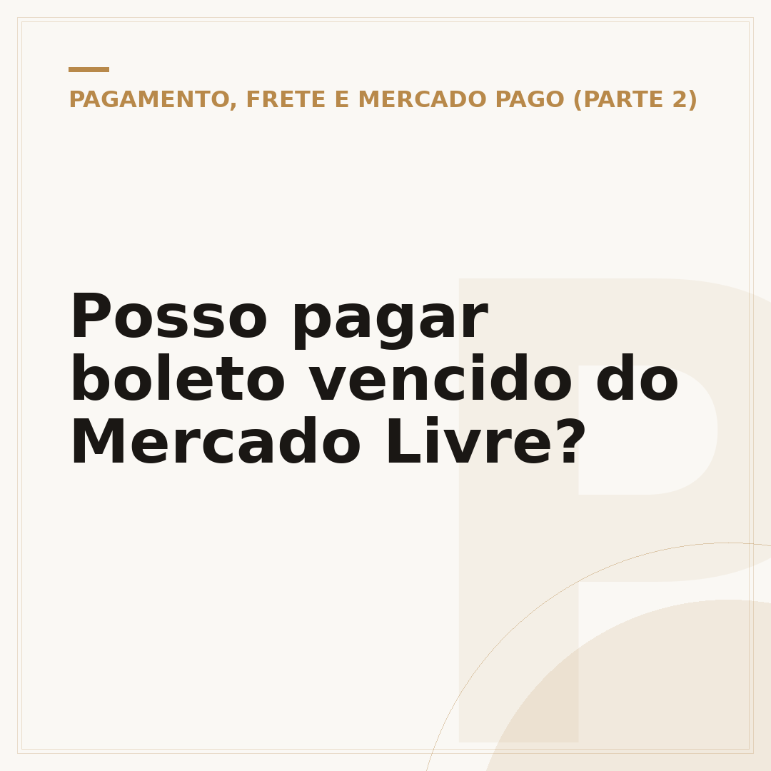 Posso pagar boleto vencido do Mercado Livre?