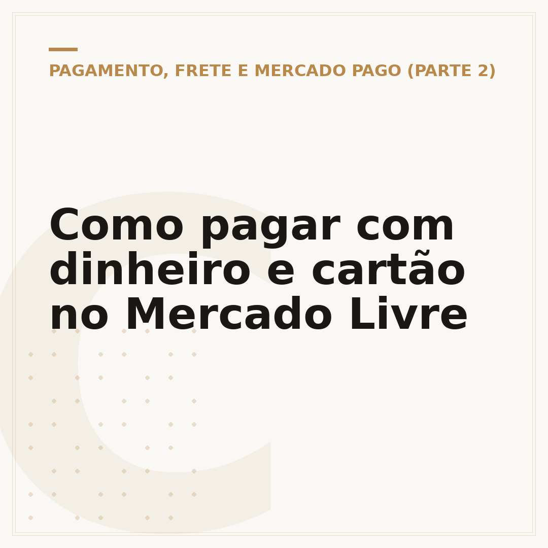 Como pagar com dinheiro e cartão no Mercado Livre