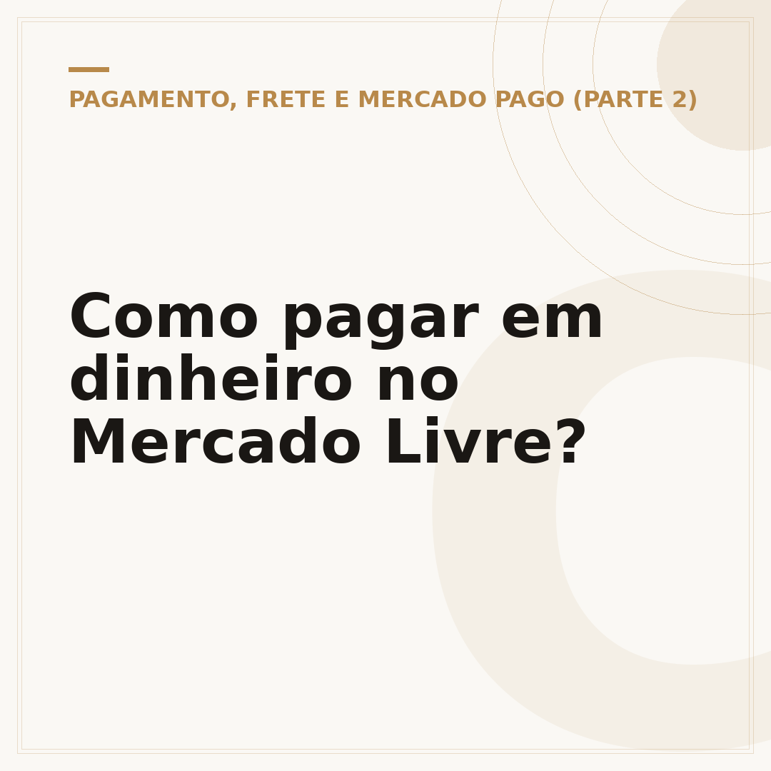 Como pagar em dinheiro no Mercado Livre?
