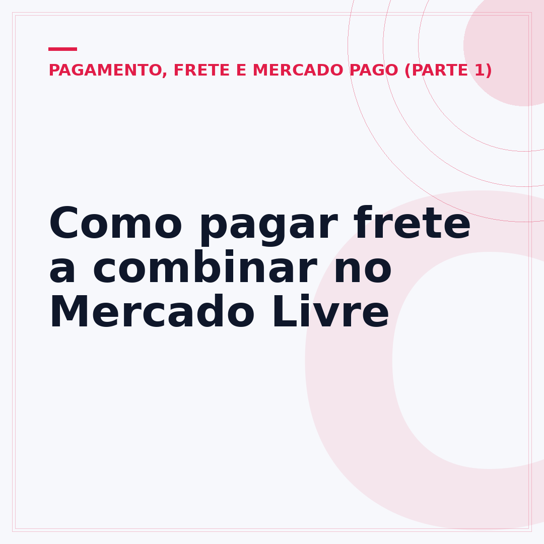 Como pagar frete a combinar no Mercado Livre