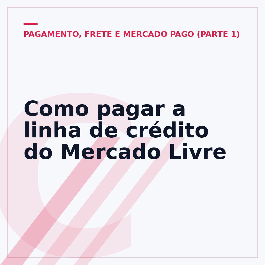 Como pagar a linha de crédito do Mercado Livre