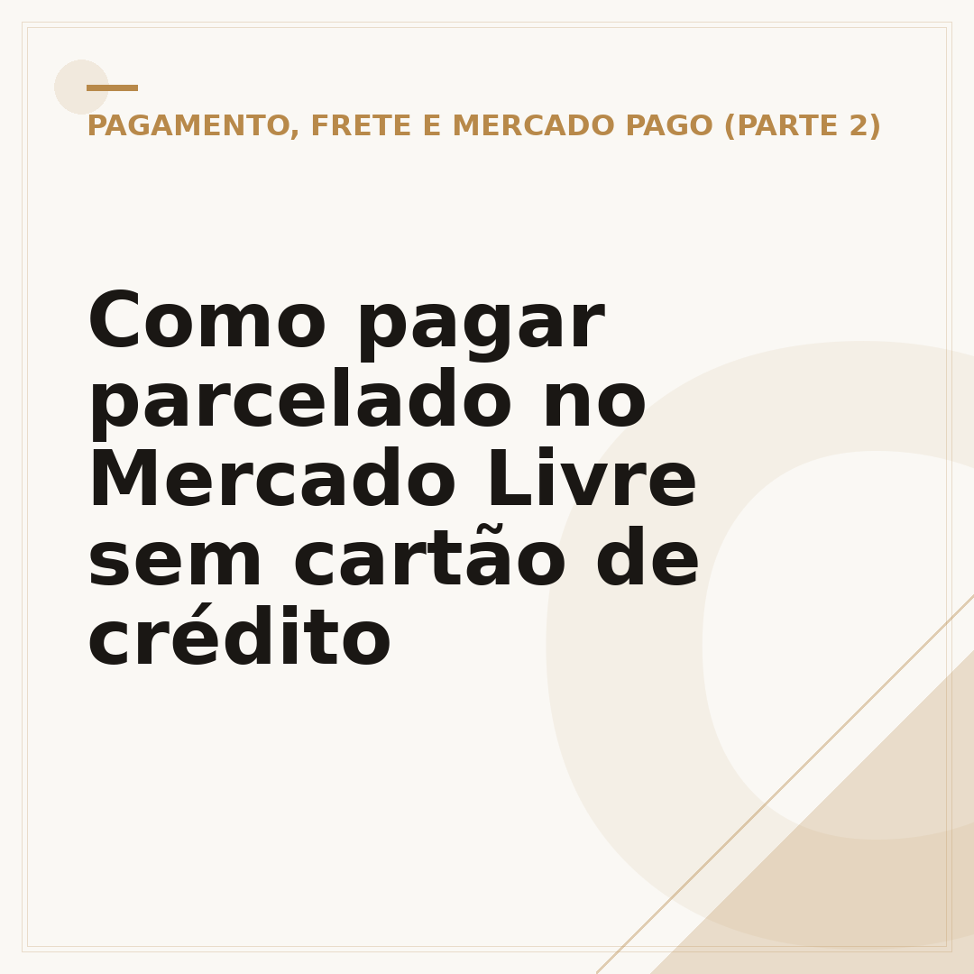 Como pagar parcelado no Mercado Livre sem cartão de crédito