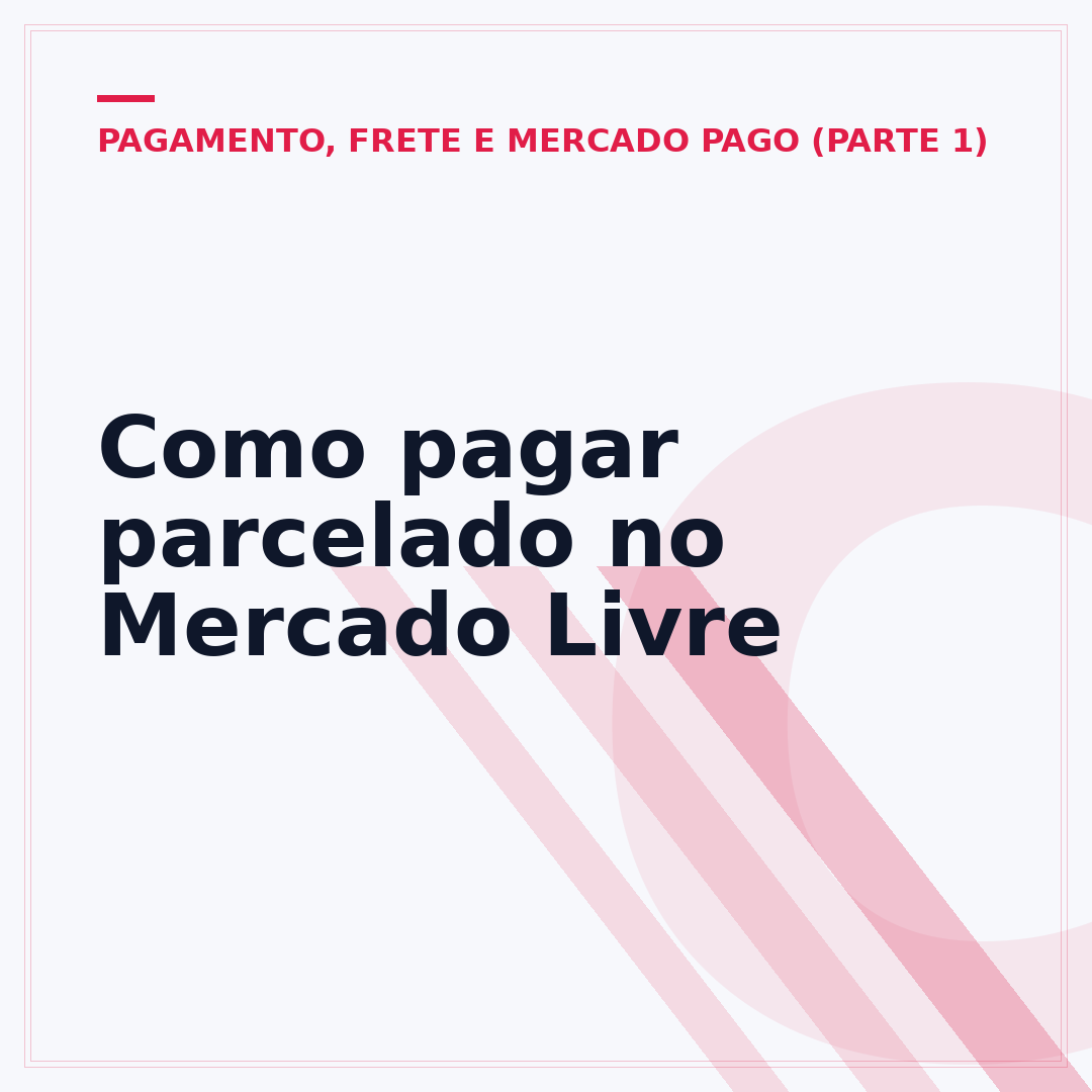 Como pagar parcelado no Mercado Livre