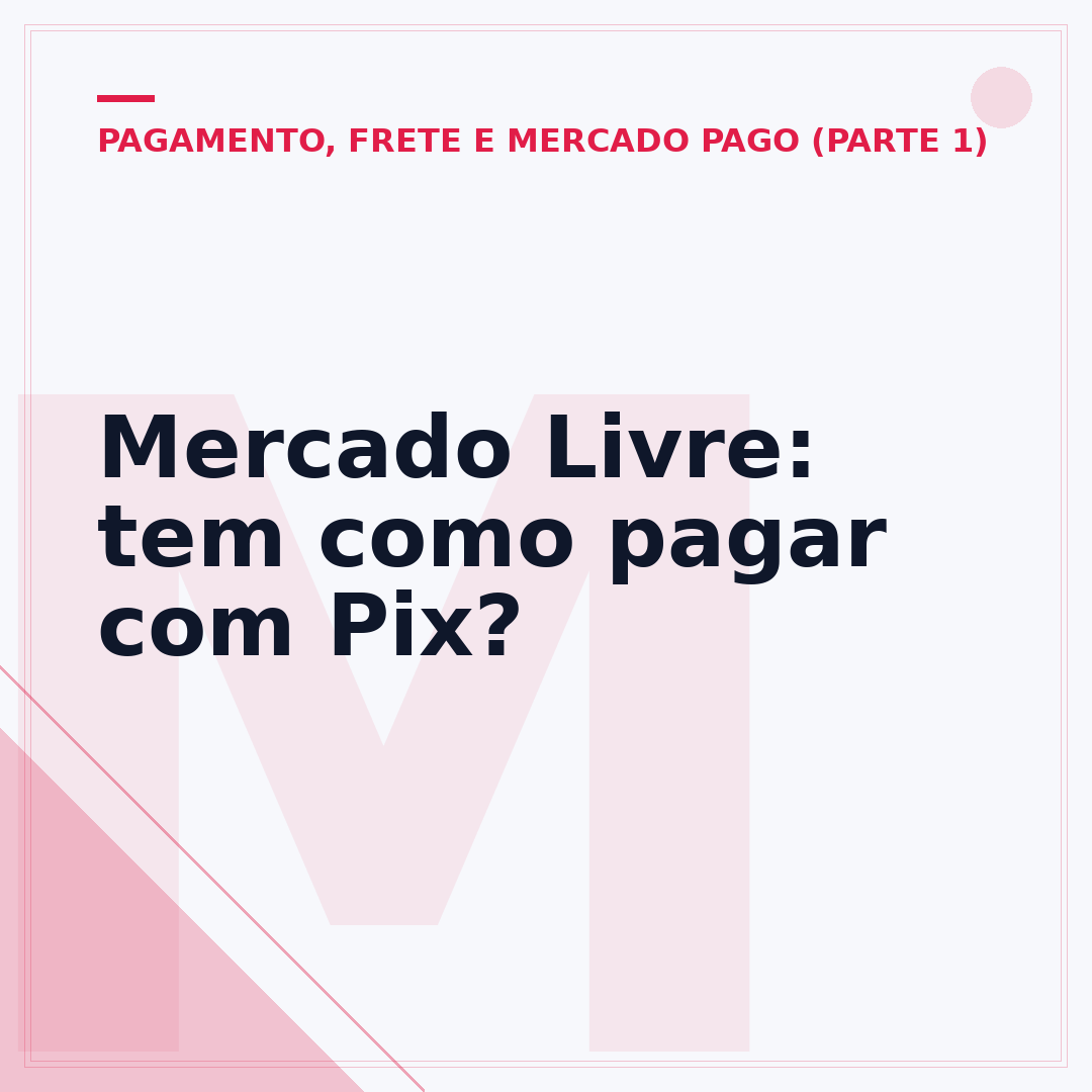 Mercado Livre: tem como pagar com Pix?