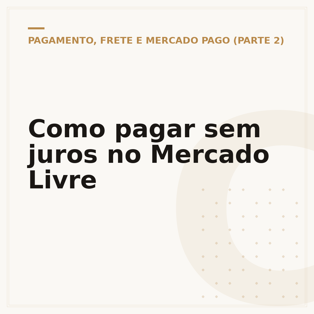 Como pagar sem juros no Mercado Livre