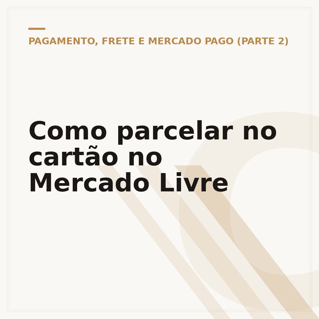 Como parcelar no cartão no Mercado Livre