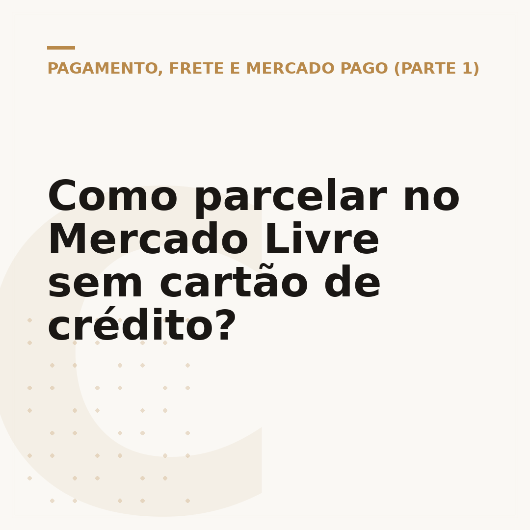 Como parcelar no Mercado Livre sem cartão de crédito?