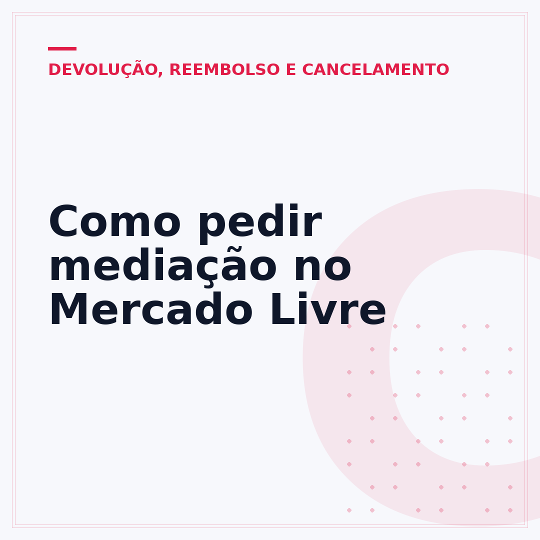 Como pedir mediação no Mercado Livre
