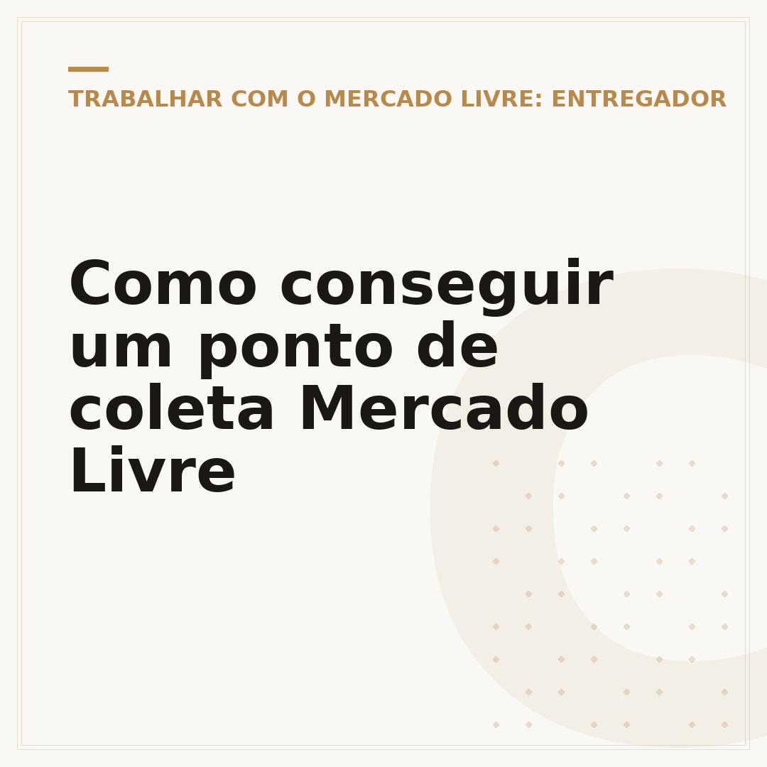 Como conseguir um ponto de coleta Mercado Livre