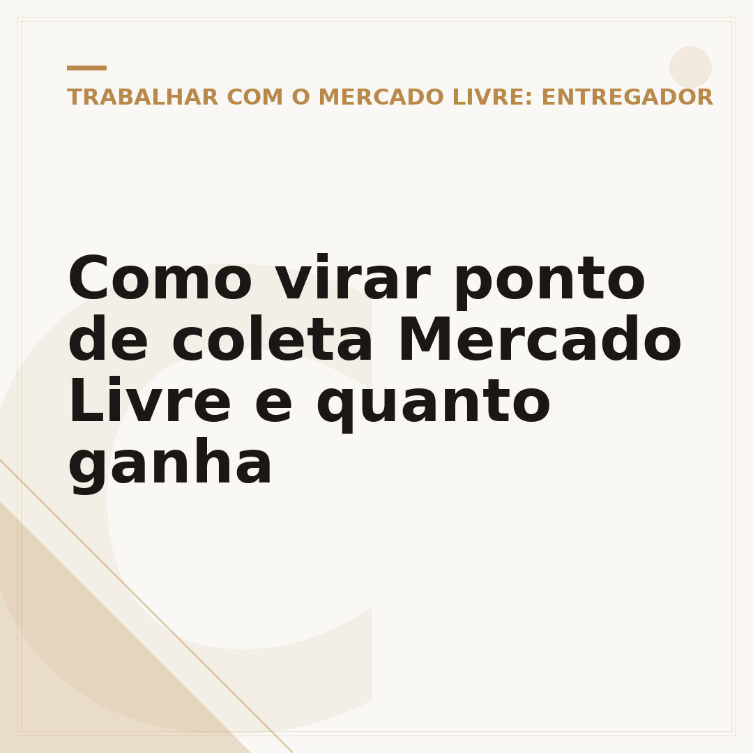 Como virar ponto de coleta Mercado Livre e quanto ganha