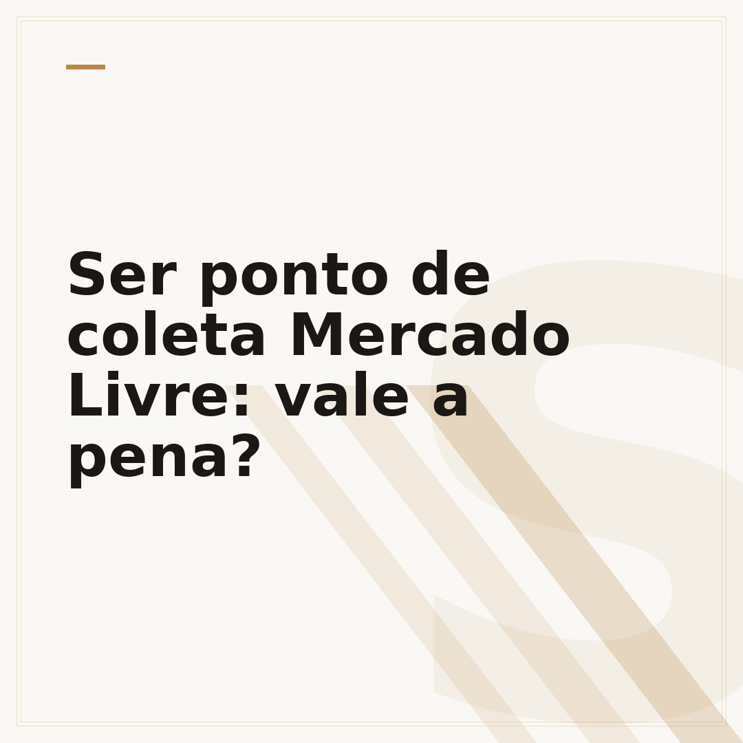 Ser ponto de coleta Mercado Livre: vale a pena?