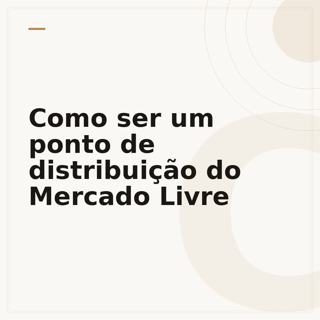 Como ser um ponto de distribuição do Mercado Livre