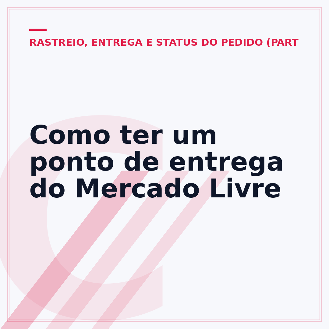 Como ter um ponto de entrega do Mercado Livre
