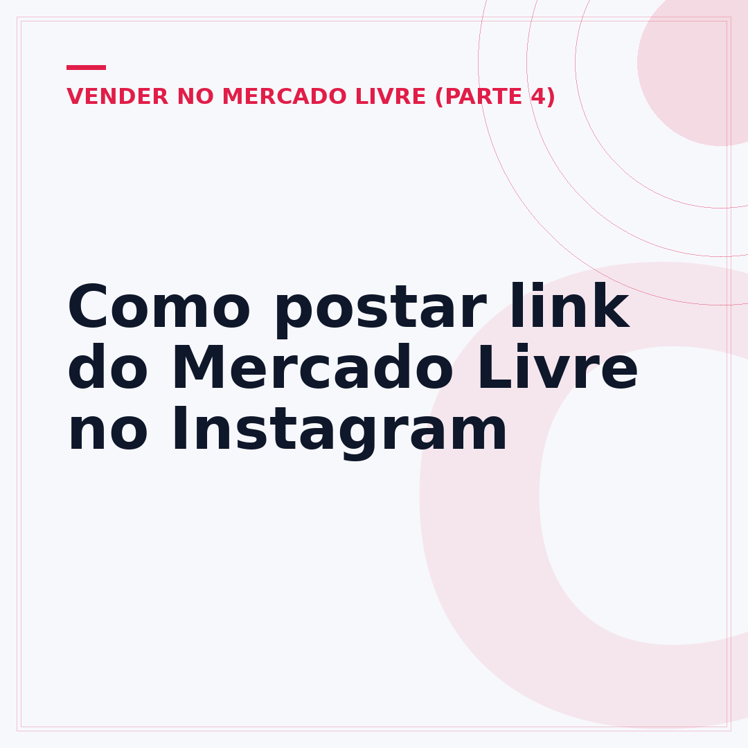 Como postar link do Mercado Livre no Instagram