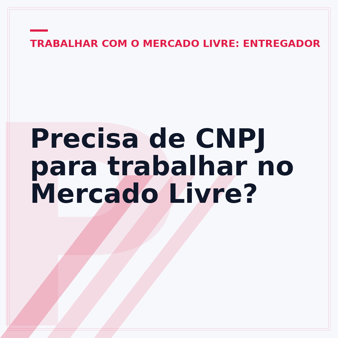 Precisa de CNPJ para trabalhar no Mercado Livre?