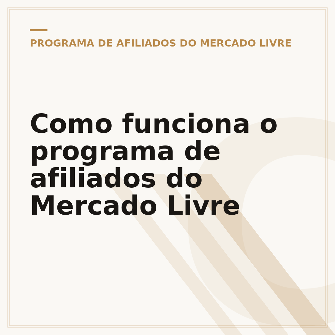 Como funciona o programa de afiliados do Mercado Livre