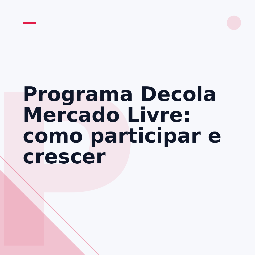 Programa Decola Mercado Livre: como participar e crescer