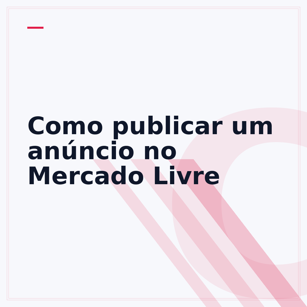 Como publicar um anúncio no Mercado Livre