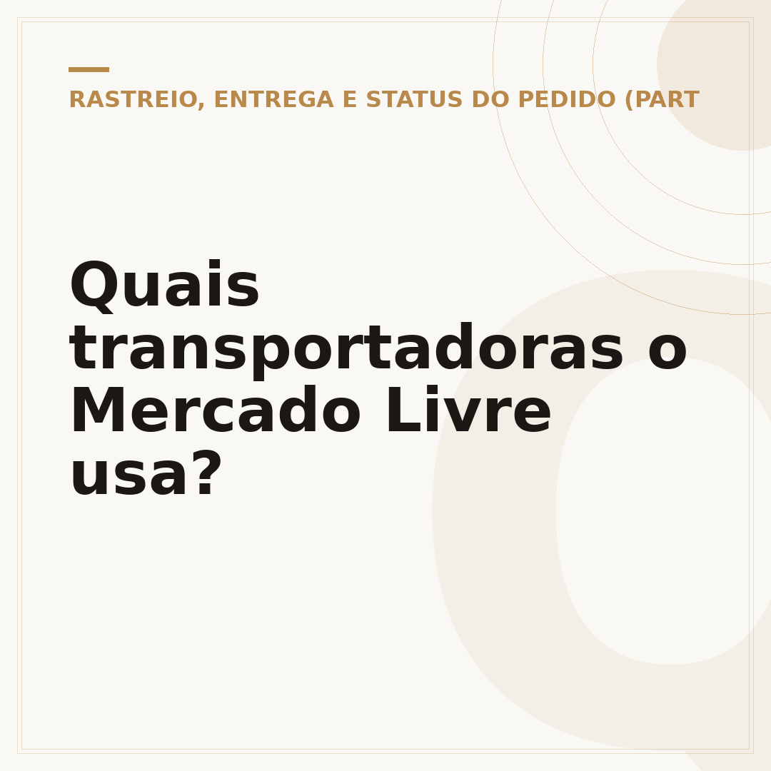 Quais transportadoras o Mercado Livre usa?