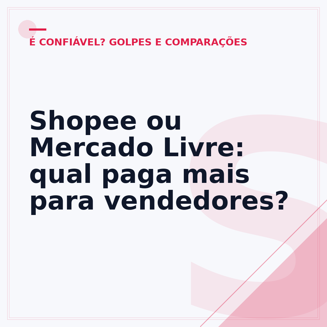 Shopee ou Mercado Livre: qual paga mais para vendedores?