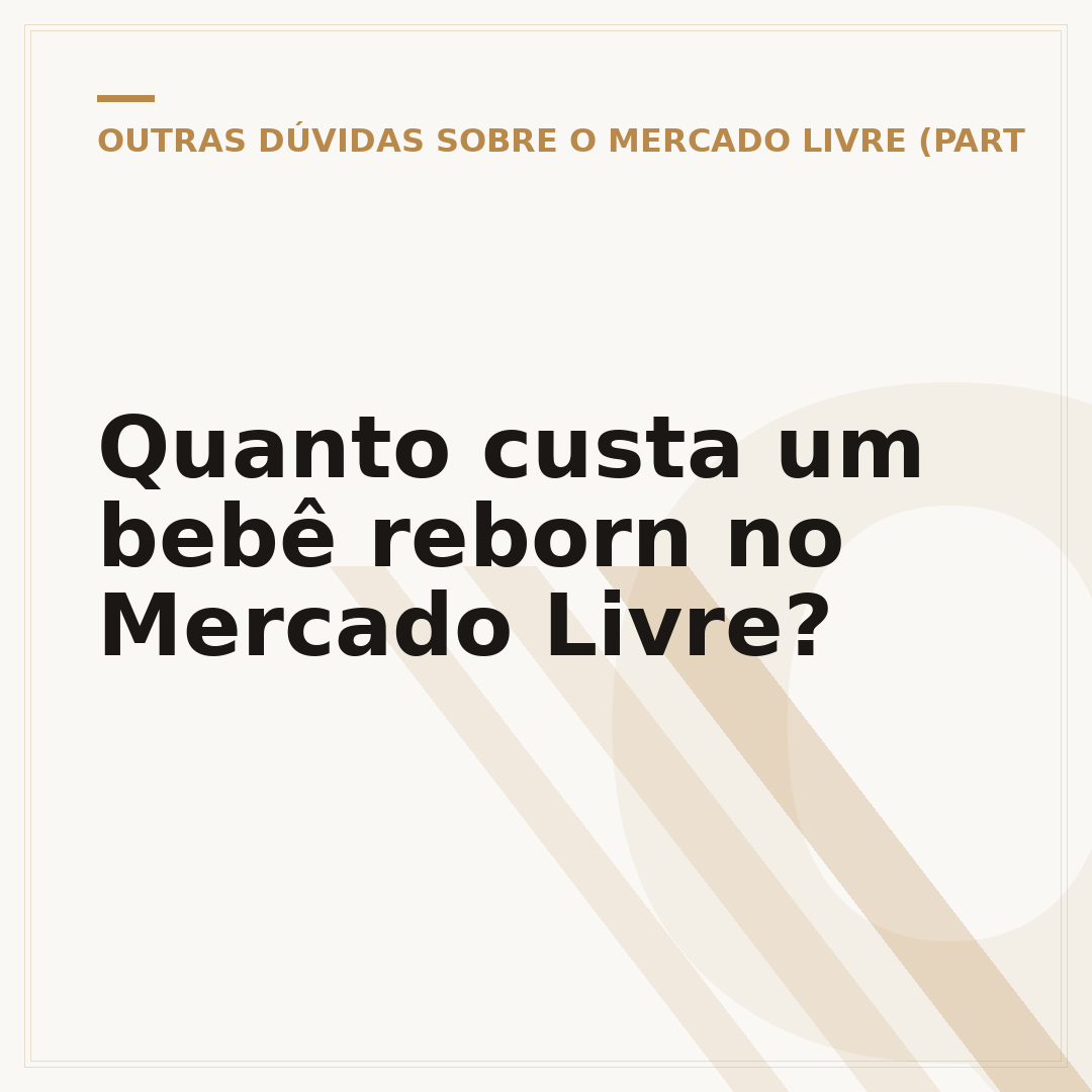 Quanto custa um bebê reborn no Mercado Livre?