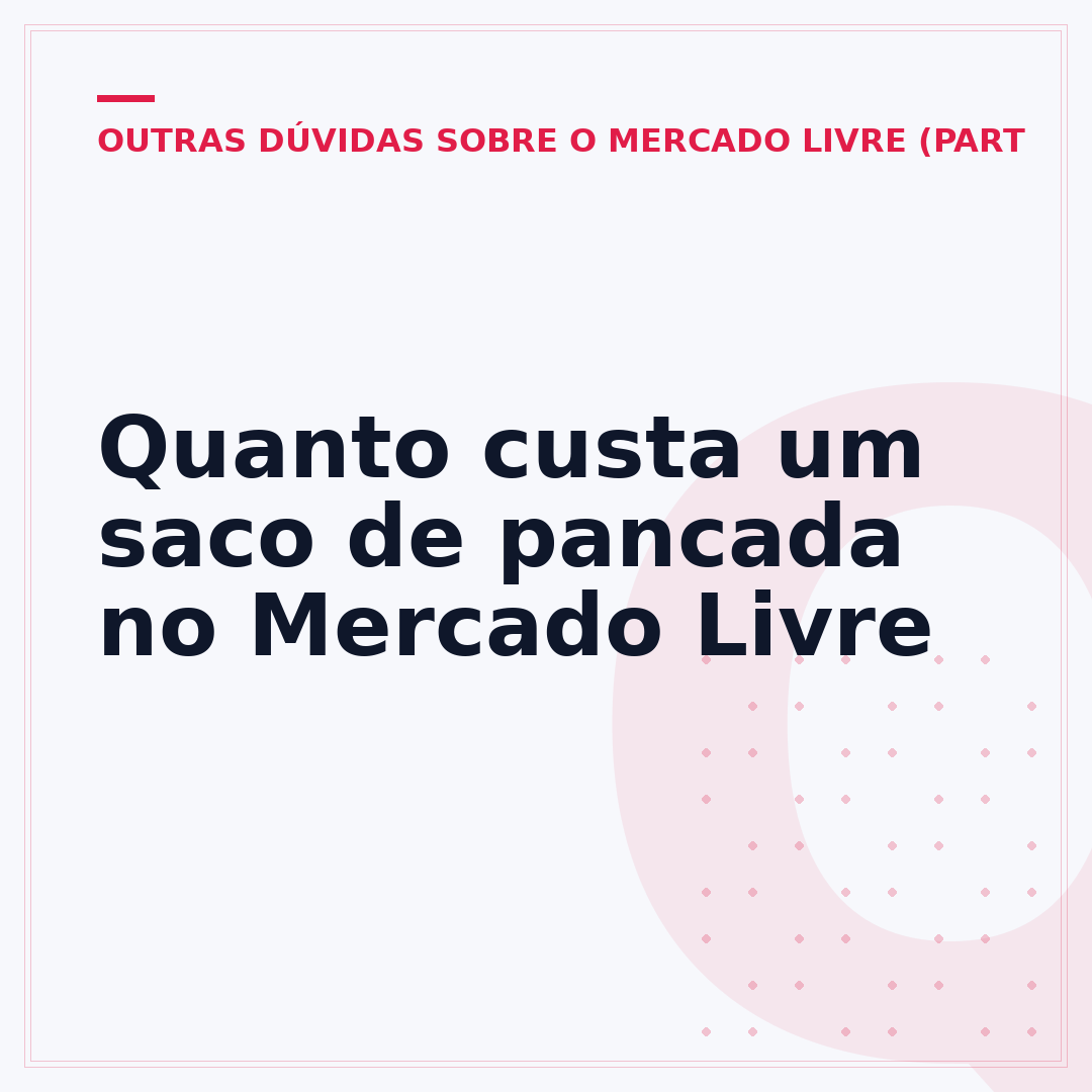 Quanto custa um saco de pancada no Mercado Livre