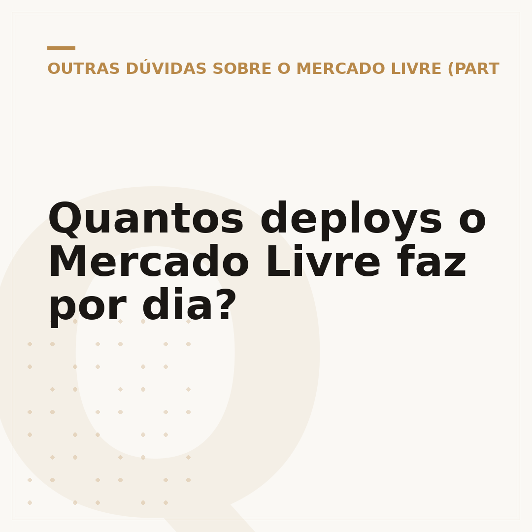 Quantos deploys o Mercado Livre faz por dia?