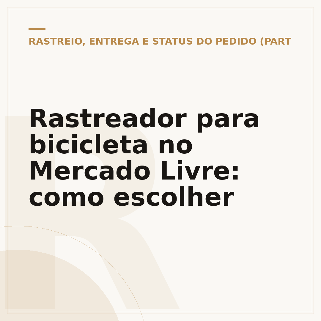 Rastreador para bicicleta no Mercado Livre: como escolher