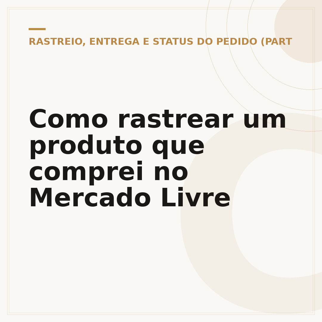 Como rastrear um produto que comprei no Mercado Livre