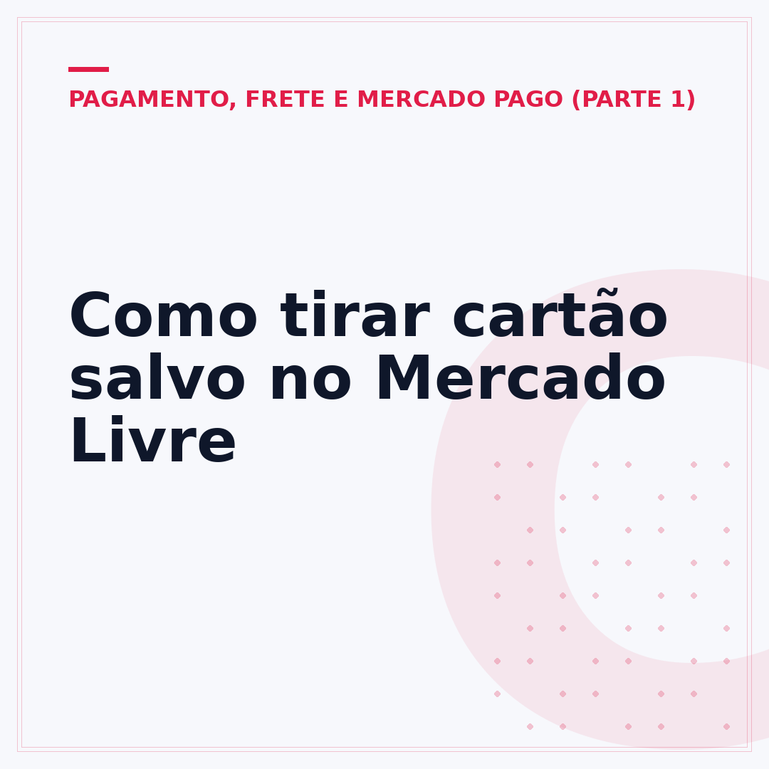 Como tirar cartão salvo no Mercado Livre