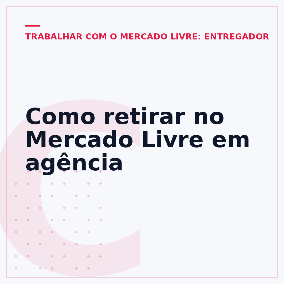 Como retirar no Mercado Livre em agência