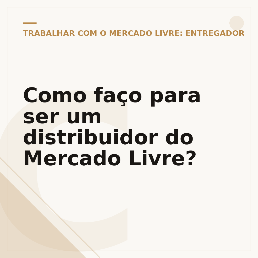 Como faço para ser um distribuidor do Mercado Livre?