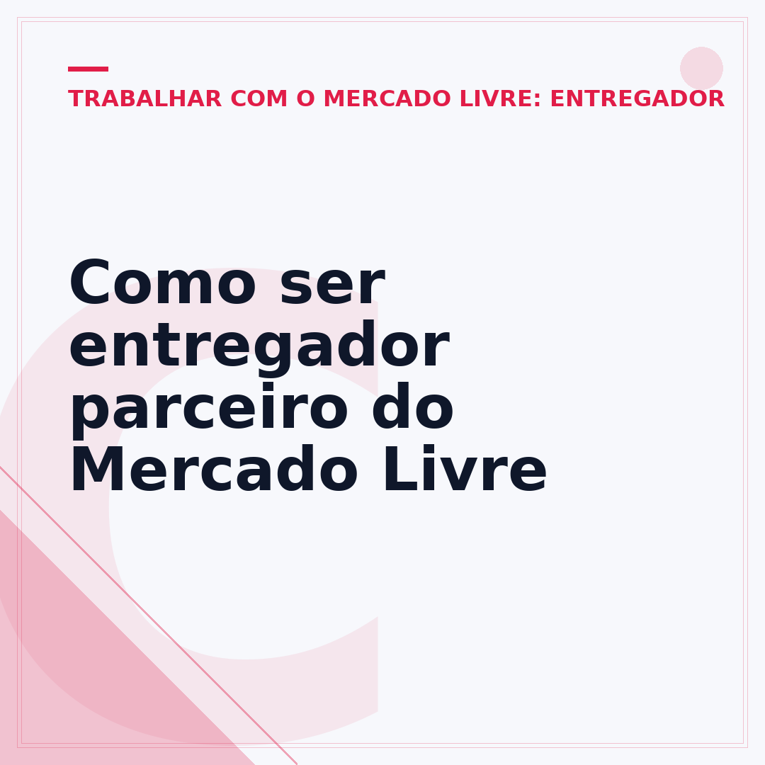 Como ser entregador parceiro do Mercado Livre