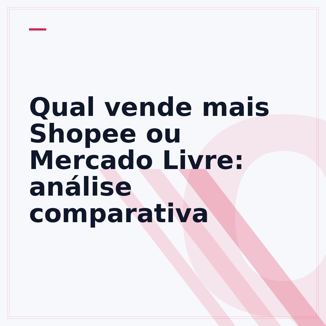 Qual vende mais Shopee ou Mercado Livre: análise comparativa
