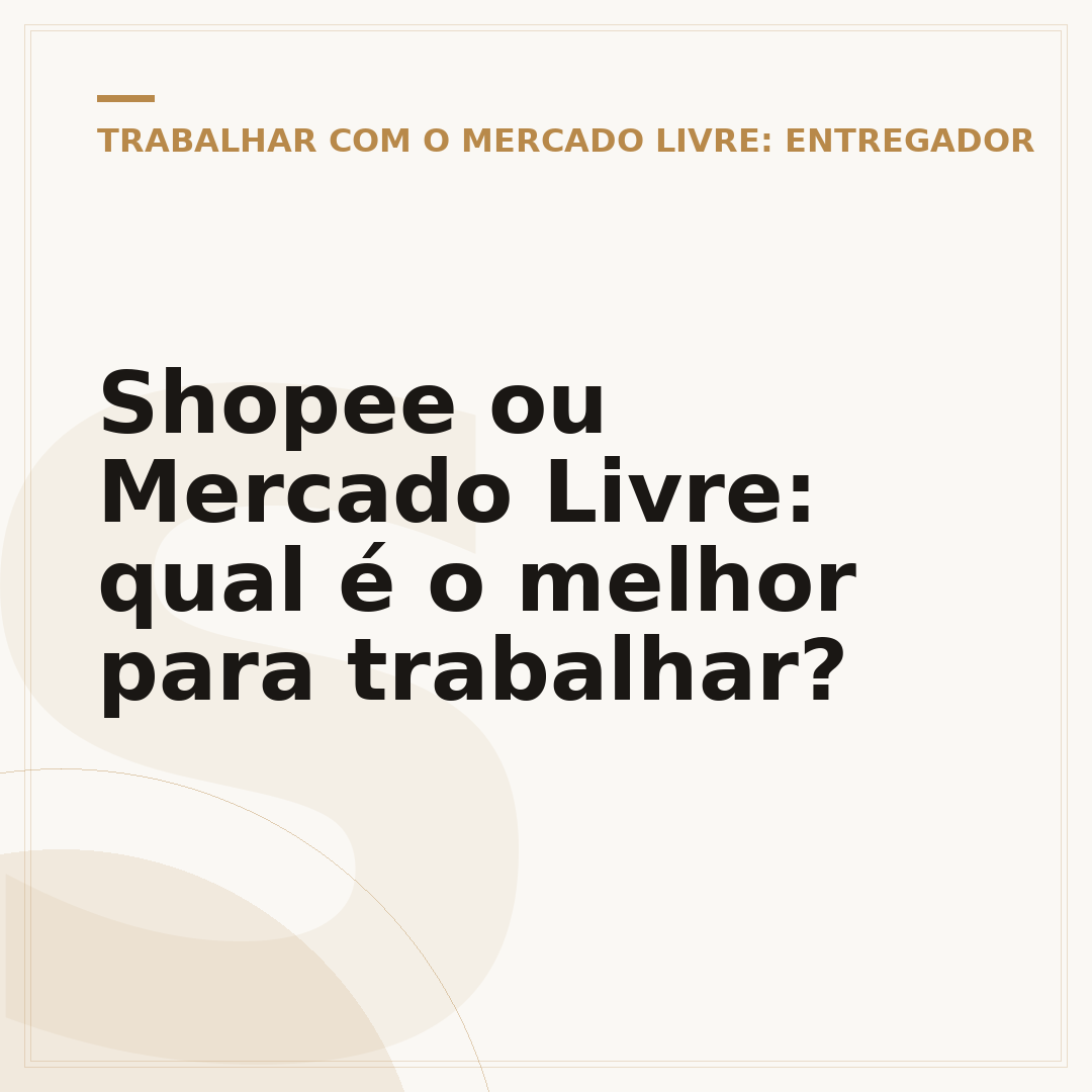 Shopee ou Mercado Livre: qual é o melhor para trabalhar?