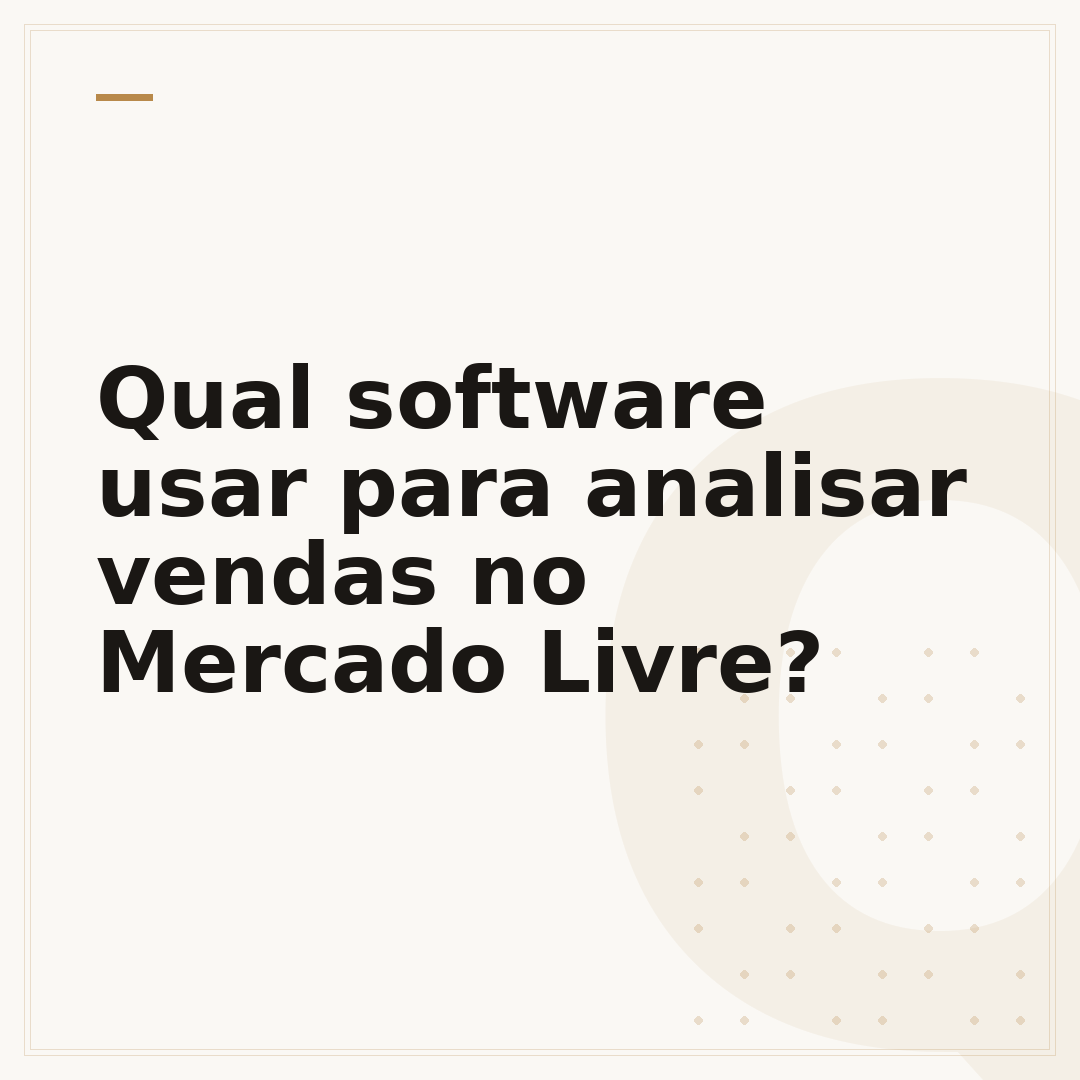 Qual software usar para analisar vendas no Mercado Livre?